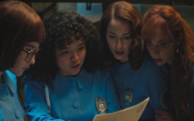 Las cuatro protagonistas de ‘Las Azules’, en una escena de la serie