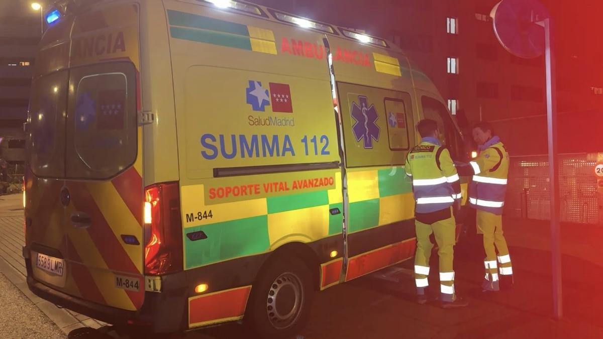 Accidente en Getafe.