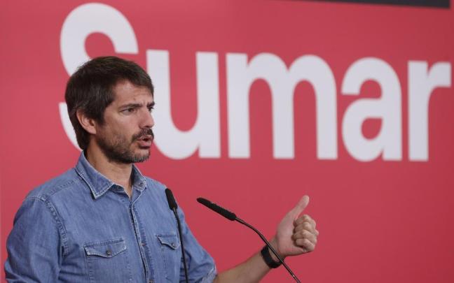 El portavoz de Sumar, Ernest Urtasun. El portavoz de Sumar, Ernest Urtasun.