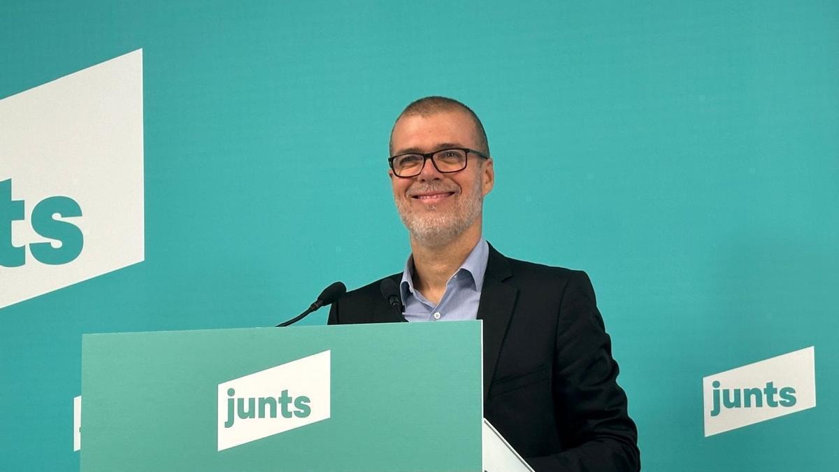 El director del congreso de junts, Josep Maria Cruset.