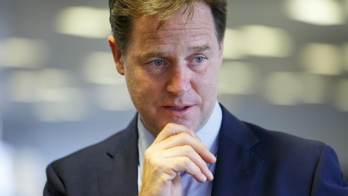 El político británico Nick Clegg.