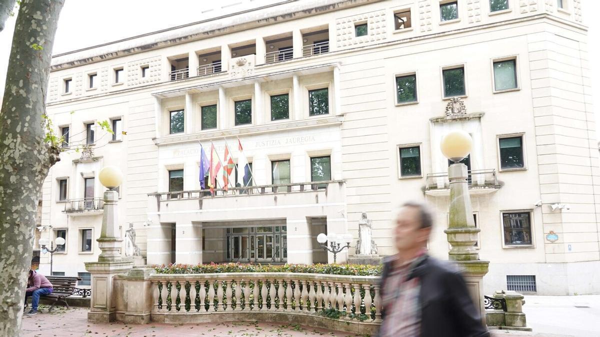 Vista de la sede del Tribunal Superior de Justicia del País Vasco.