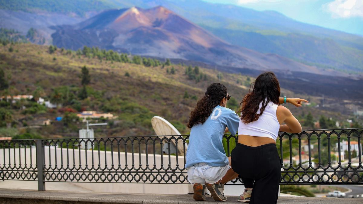 El volcán 'Tajogaite', en la actualidad.