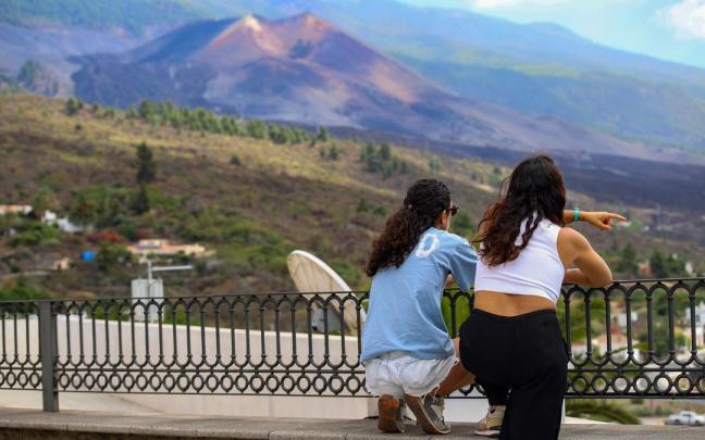 El volcán 'Tajogaite', en la actualidad.