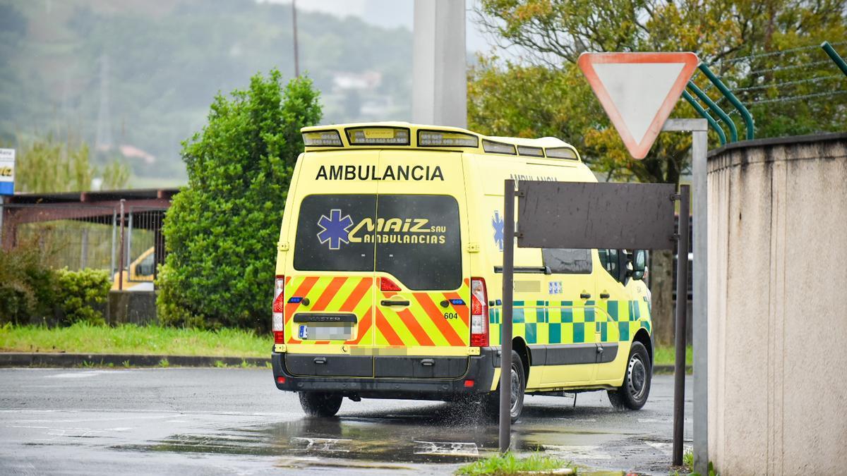 Una ambulancia en Bilbao.