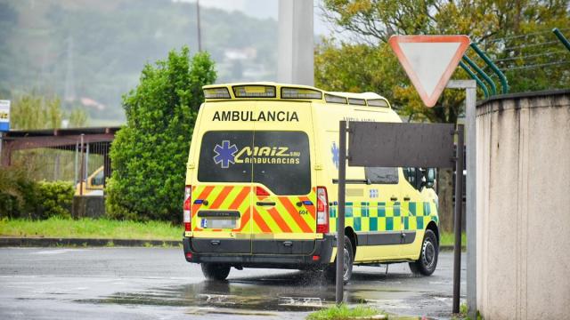 Una ambulancia en Bilbao.
