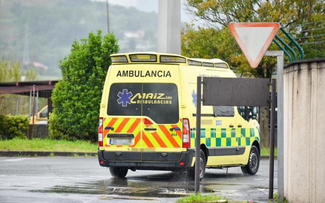 Una ambulancia en Bilbao.