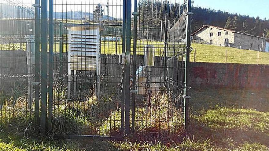 La estación meteorológica de Legazpi.