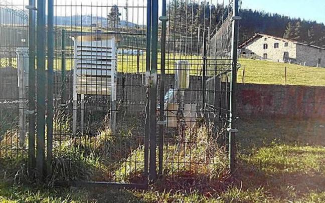 La estación meteorológica de Legazpi.