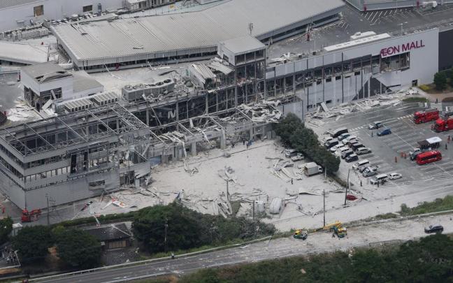 Terremoto de nivel 7 en la escala japonesa y con epicentro en la prefectura de Kumamoto.
