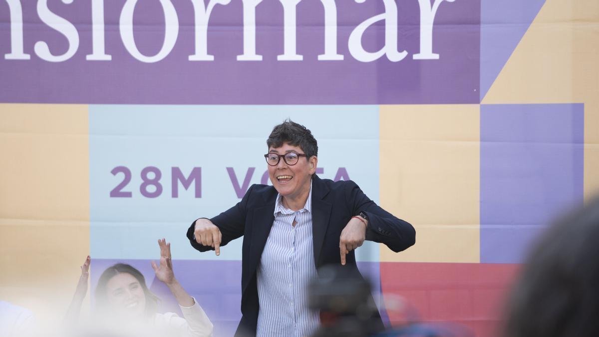 La candidata de Podemos Pilar Lima.