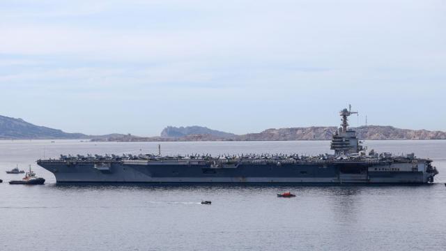 El portaaviones USS Gerald R. Ford.
