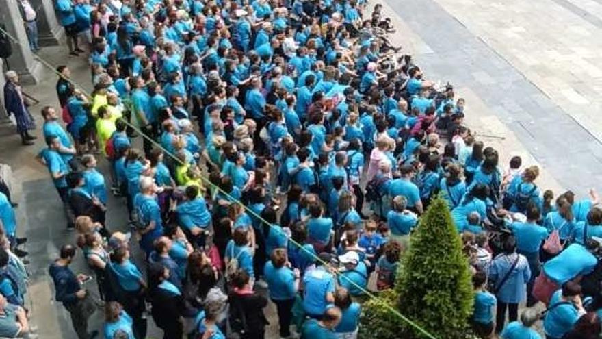Marcha contra cancer mama metastásico en Laudio en 2024