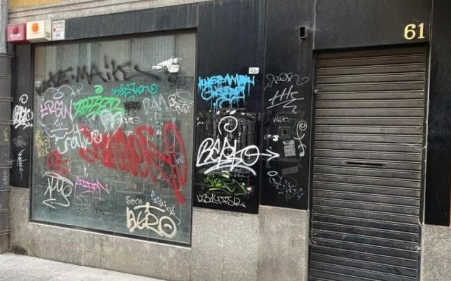 Lonja en desuso en el Casco Medieval de Vitoria-Gasteiz.