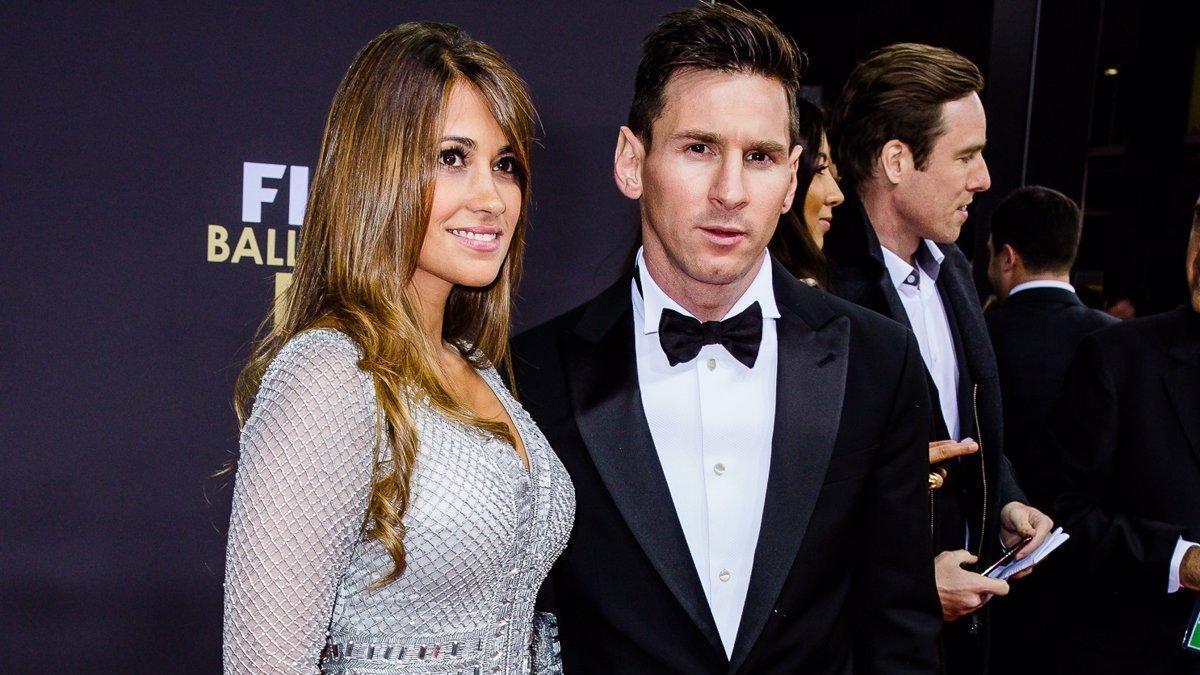 Antonella Roccuzzo y Leo Messi, en la gala del Balón de Oro