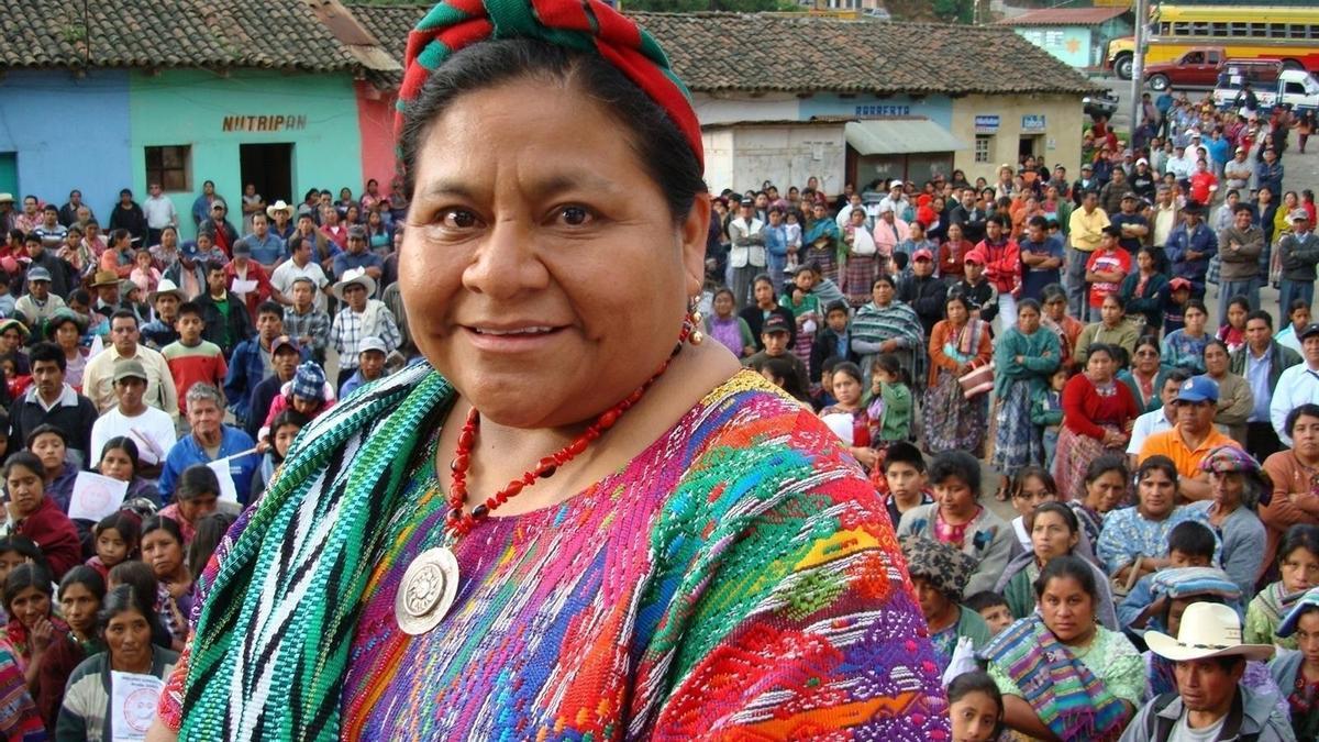 Rigoberta Menchú.