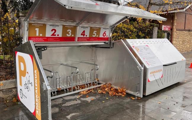 Nuevos aparcamientos seguros para las bicicletas en Beasain.