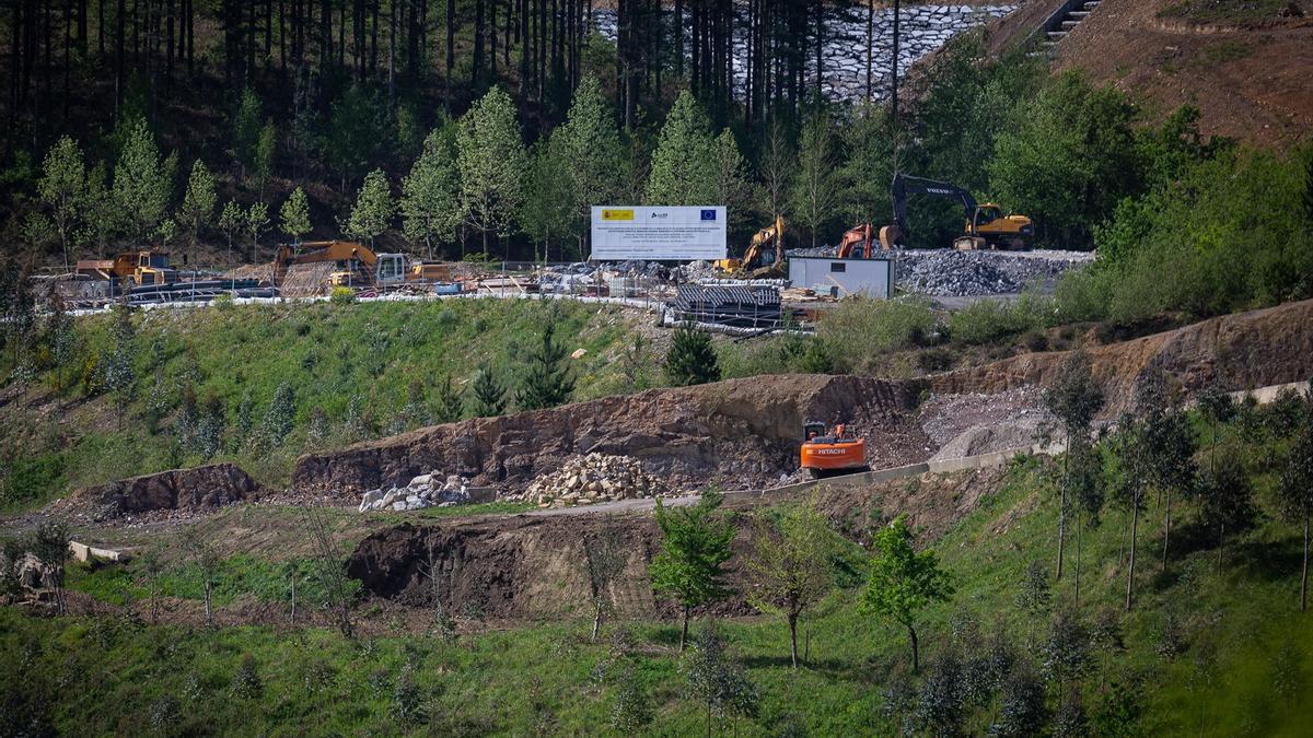 Obras del TAV.