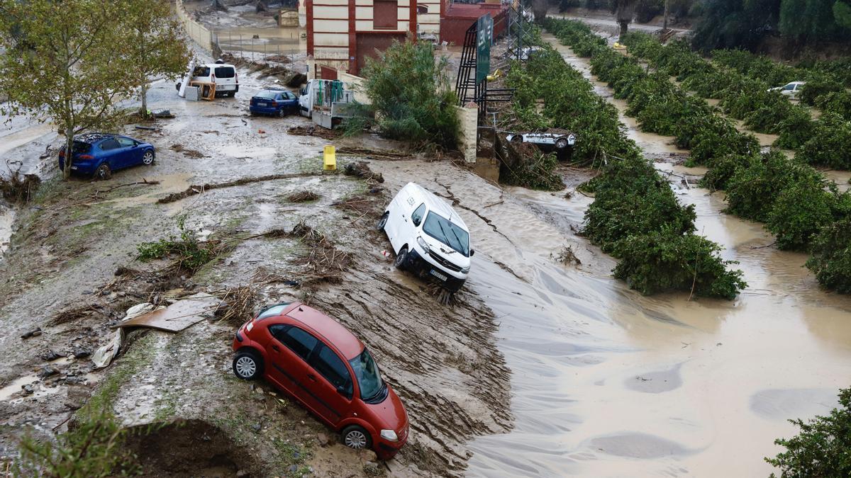 Consecuencias de la dana en Málaga