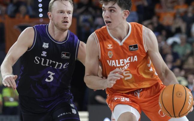 Harald Frey y Sergio de Larrea vuelven a verse las caras. / ACB PHOTO / M.A.POLO