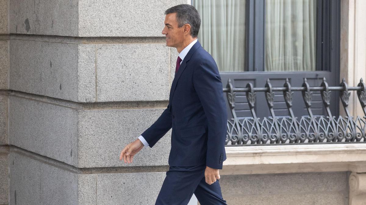 El presidente del Gobierno, Pedro Sánchez