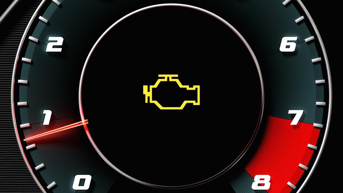 El testigo de 'check engine'.