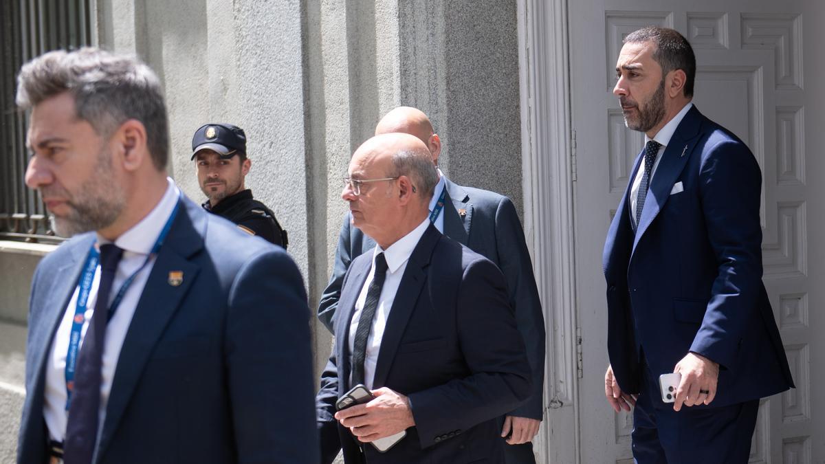 El empresario Víctor de Aldama a su salida del Tribunal Supremo.