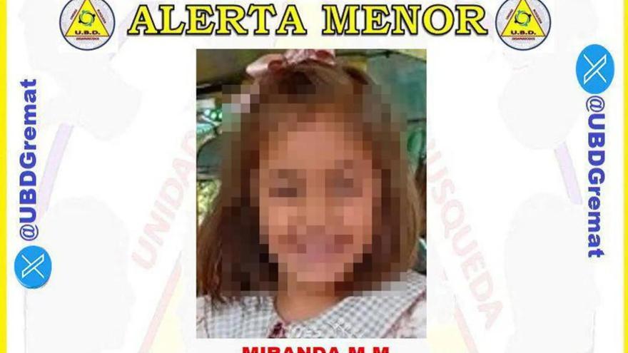 El cartel donde se alertaba de su desaparición.