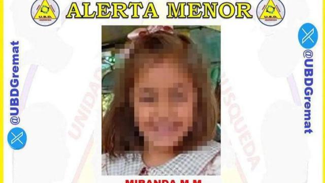 El cartel donde se alertaba de su desaparición.