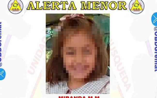 El cartel donde se alertaba de su desaparición.