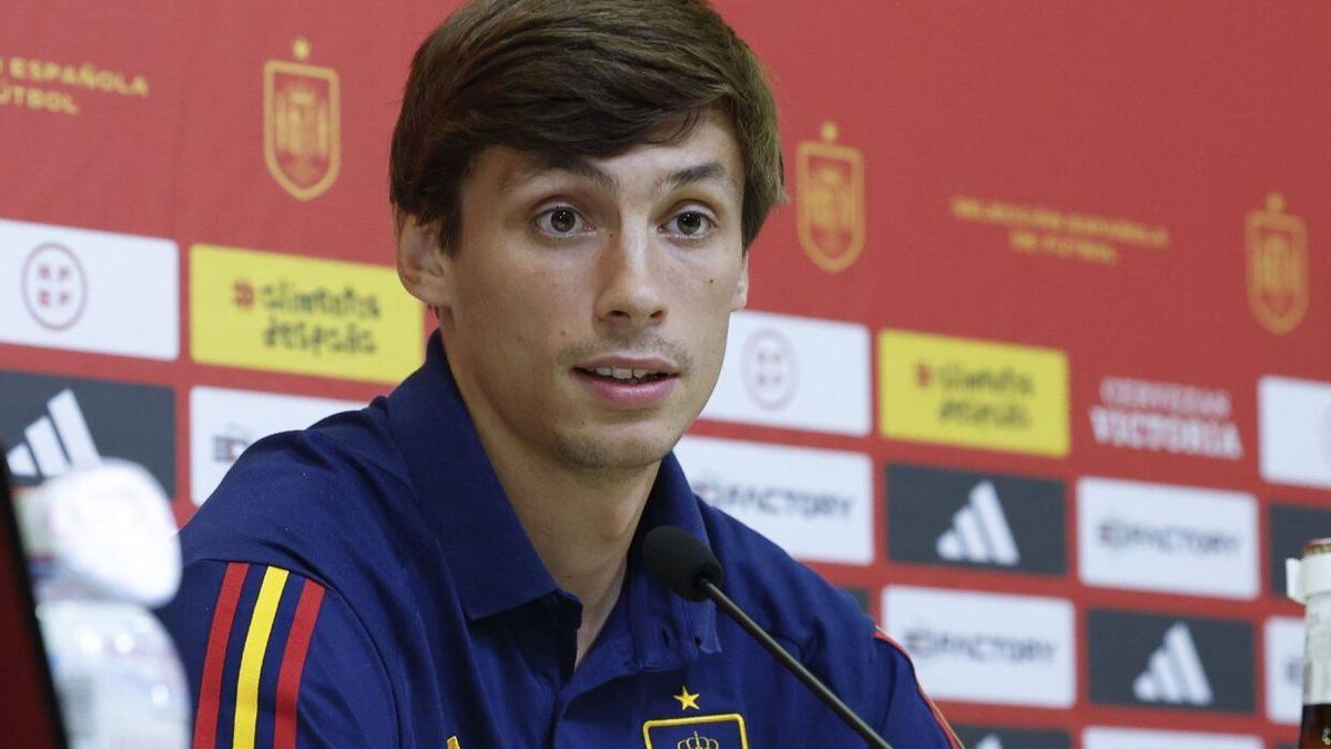 Le Normand, durante su comparecencia de este domingo en Las Rozas. / J.J.GUILLEN/EFE