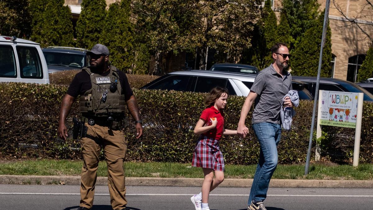 Una alumna de la escuela de Nashville donde se ha producido el tiroteo masivo.