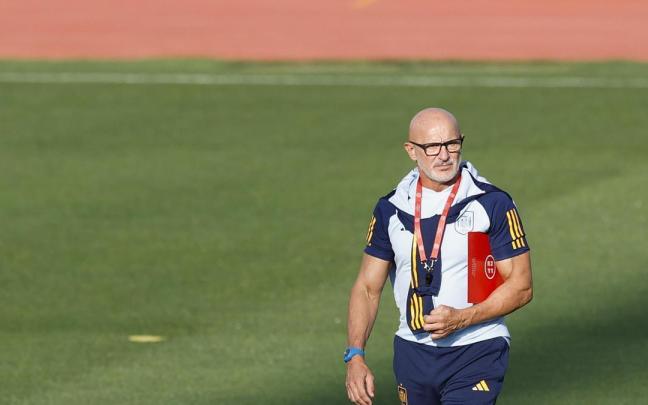 El seleccionador español Luis de la Fuente. El seleccionador español Luis de la Fuente.