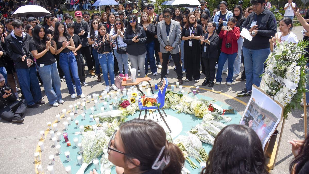 Compañeros en México recuerdan a la estudiante canaria asesinada.