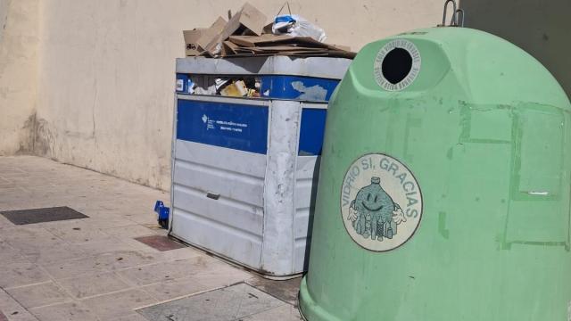 Contenedores de basura en Oion
