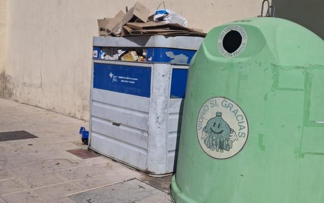 Contenedores de basura en Oion