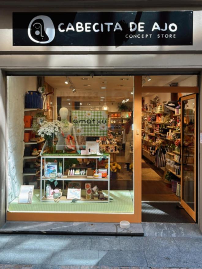 La fachada de ‘Cabecita de ajo’ en el Casco Viejo.