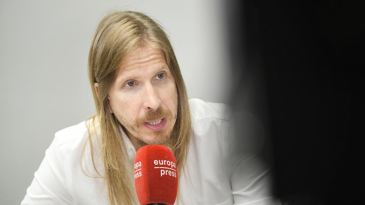 El secretario de Organización y coportavoz de Podemos, Pablo Fernández