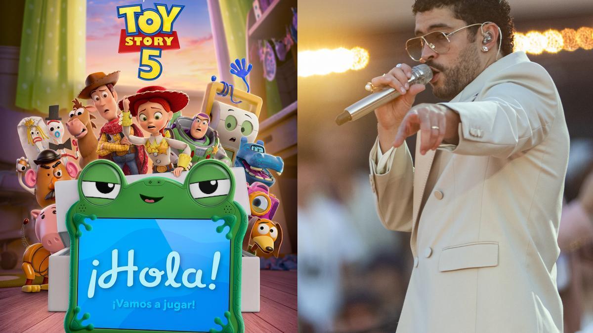 Bad Bunny ficha por Toy Story 5 como Pizza con Gafas de Sol