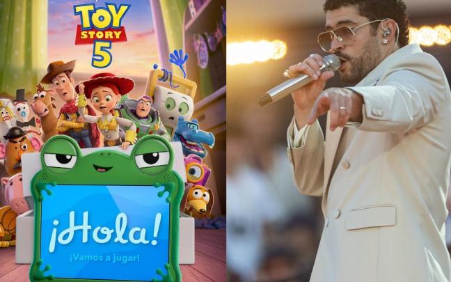 Bad Bunny ficha por Toy Story 5 como Pizza con Gafas de Sol