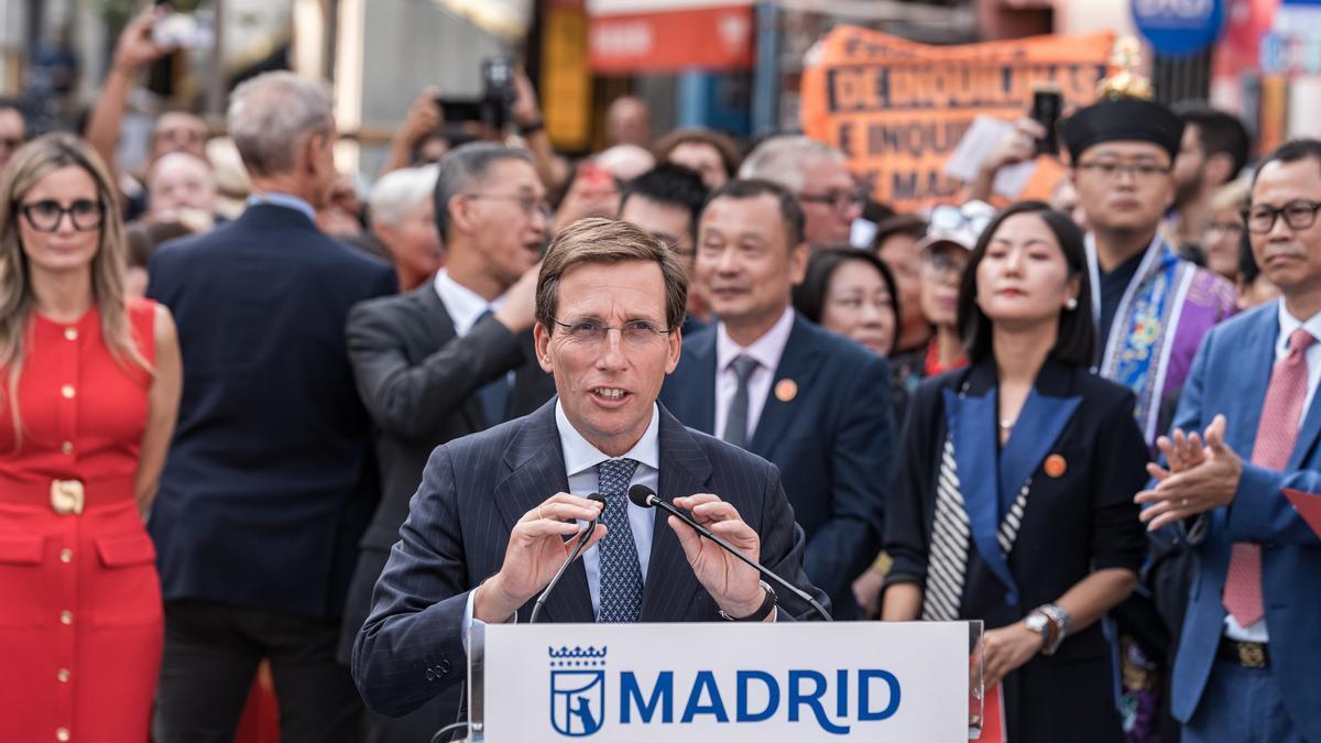 El alcalde de Madrid, José Luis Martínez-Almeida.