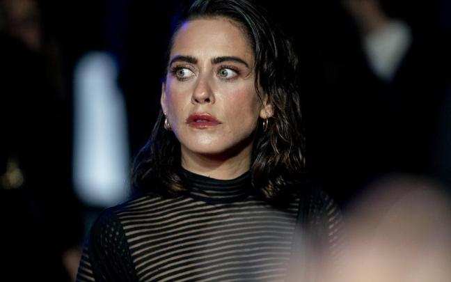 La actriz María León, en un photocall.