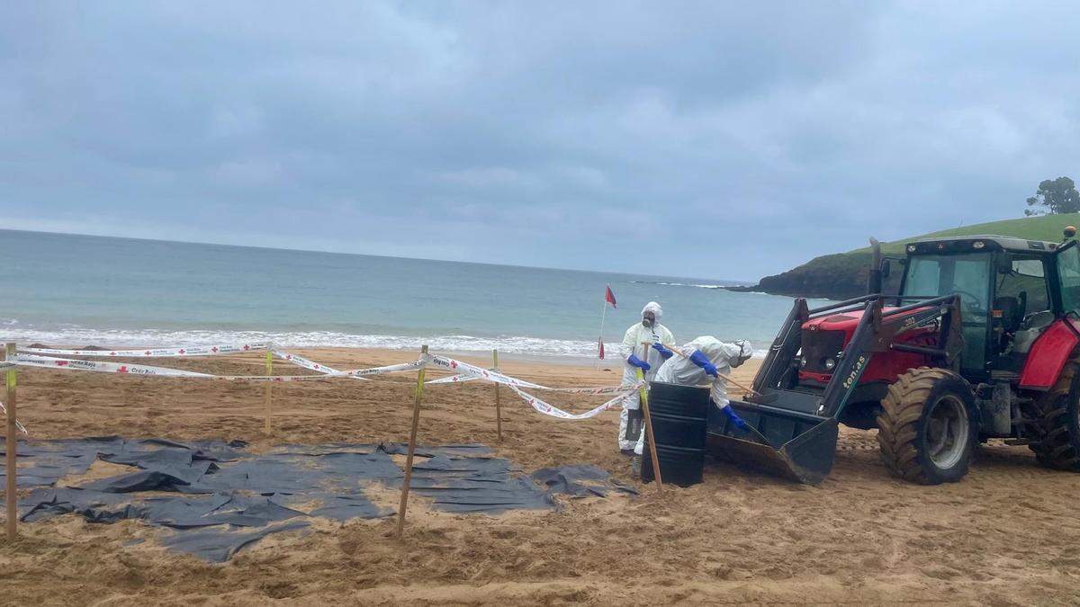 Otro momento del simulacro