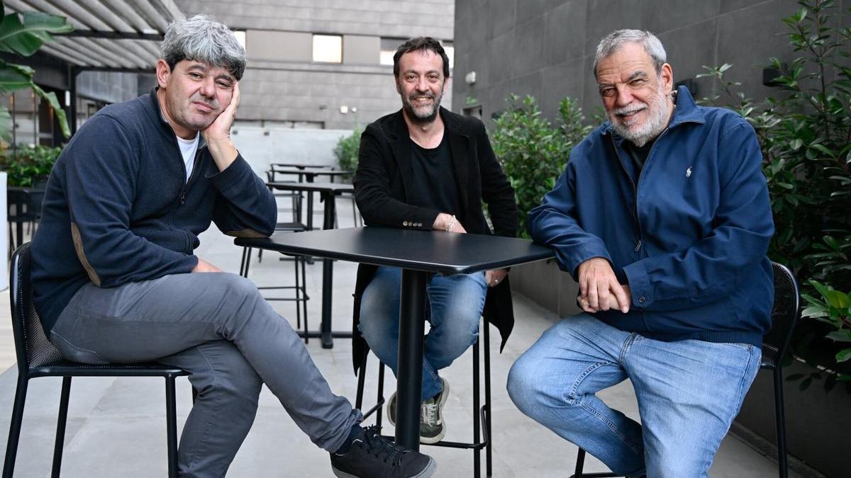 Jorge Díaz, Agustín Martínez y Antonio Mercero.