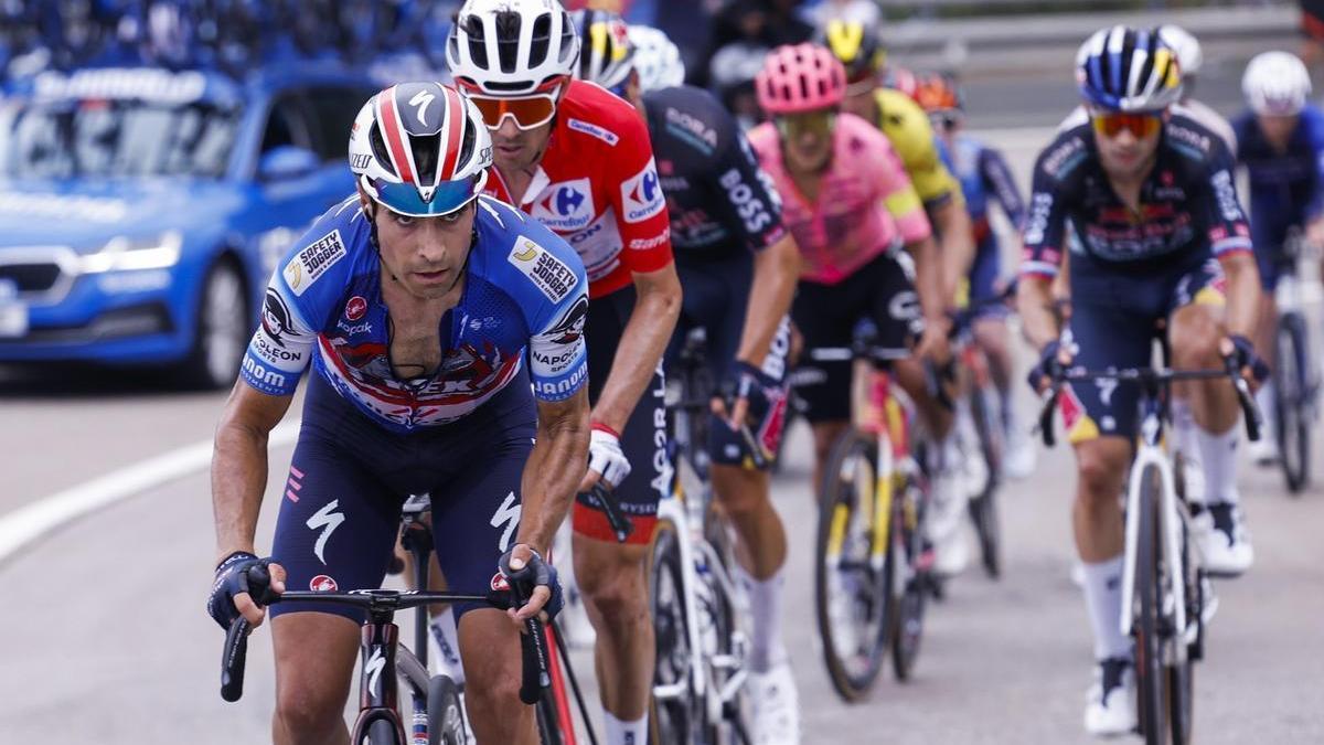 Mikel Landa durante la pasada Vuelta.