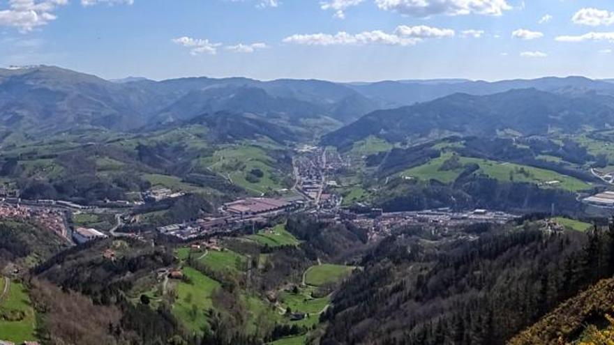 Panorámica desde la cima de Usurbe.