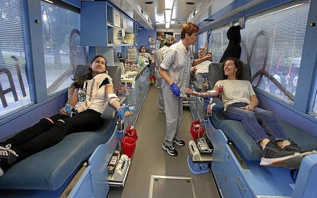 La donación de sangre salva miles de vidas cada año en Euskadi. | FOTO: PATXI CASCANTE La donación de sangre salva miles de vidas cada año en Euskadi. | FOTO: PATXI CASCANTE
