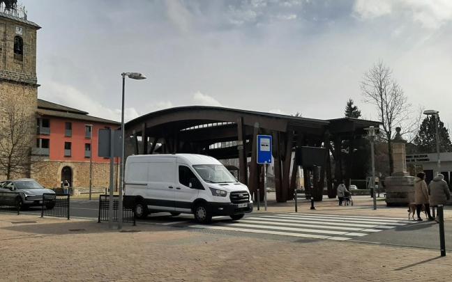 La oficina de turismo de Gorbeialdea en la localidad de Murgia en Zuia