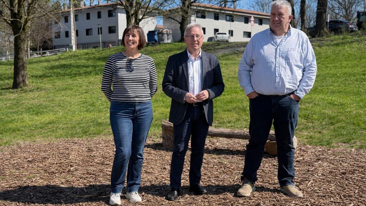 Clara Navas, José Ignacio Asensio y Jokin Garmendia.