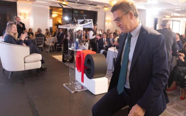 El presidente del PP, Alberto Núñez Feijóo.